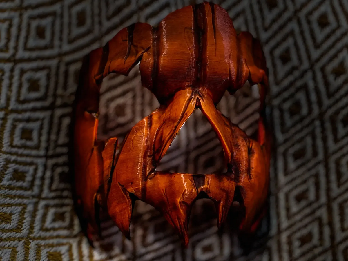 Masque de Jack-o'-lantern - Fêtes Print