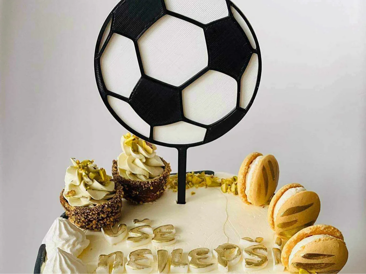 Décor de gâteau en forme de ballon de football - Cuisine Print