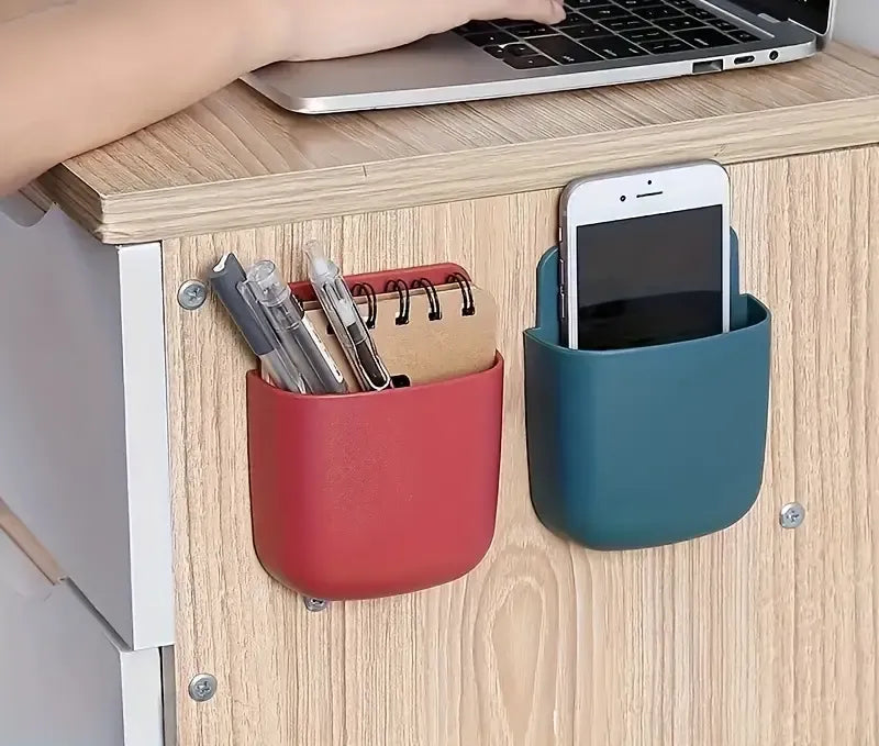Support mural pour smartphone, support de télécommande, passage de câble - Bureau Print