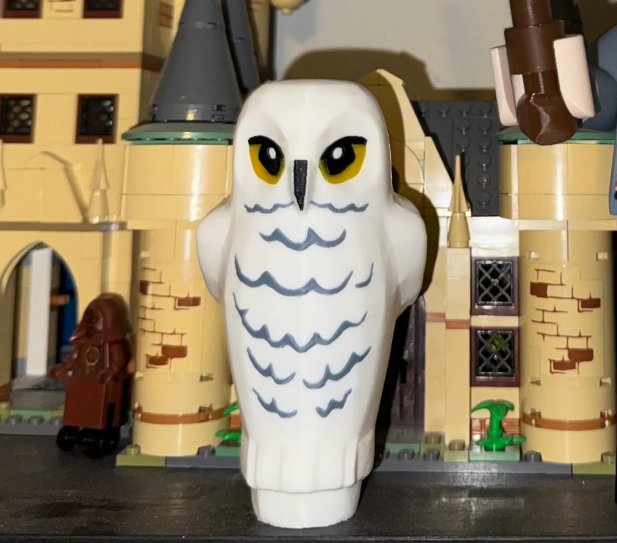 Hedwige XL Figurine en briques 500% Harfang des neiges - Figurine Print