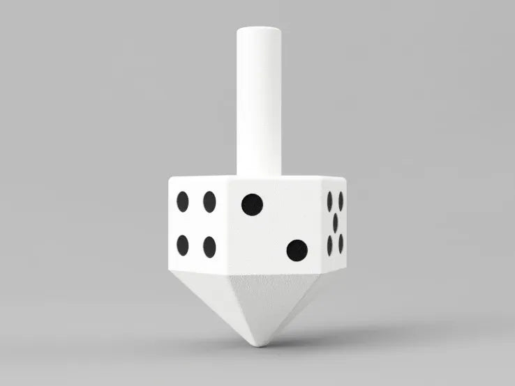Toupie à dés / Würfel Kreisel - Jeux Print