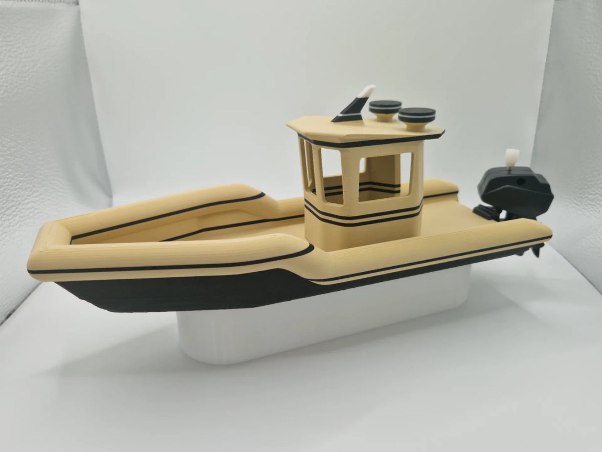 Bateau de bain pour sauveteur / militaire pour le kit 10 moteur - Maquette Print
