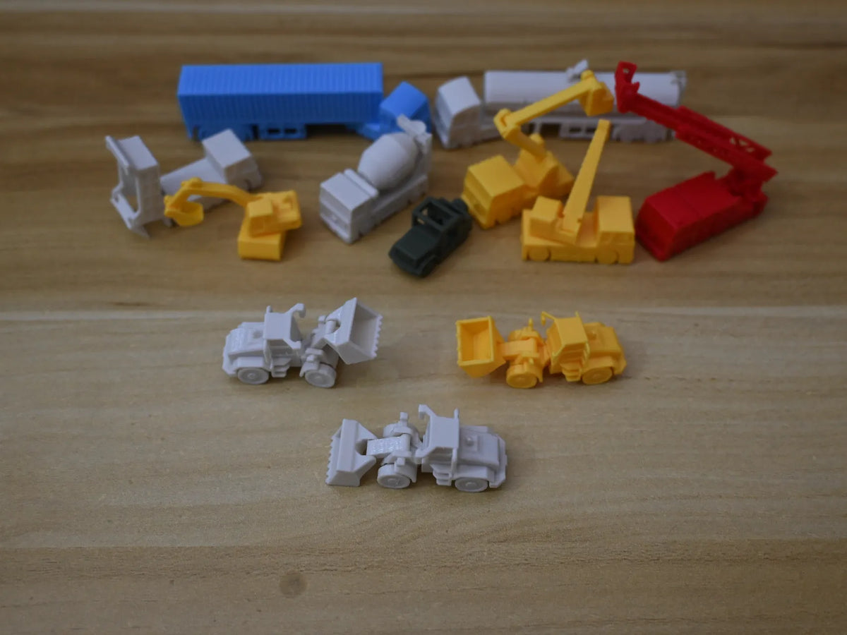 Bulldozer (Tracteur à chenilles) 1:160 - Maquette Print