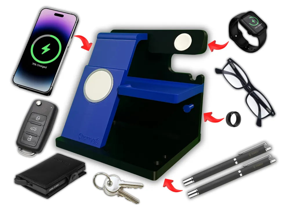 Organisateur de Chevet Mini (Magsafe/Montre) - Tech Print