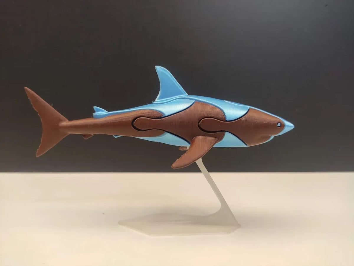 Requin - puzzle 3D - Maquette Print