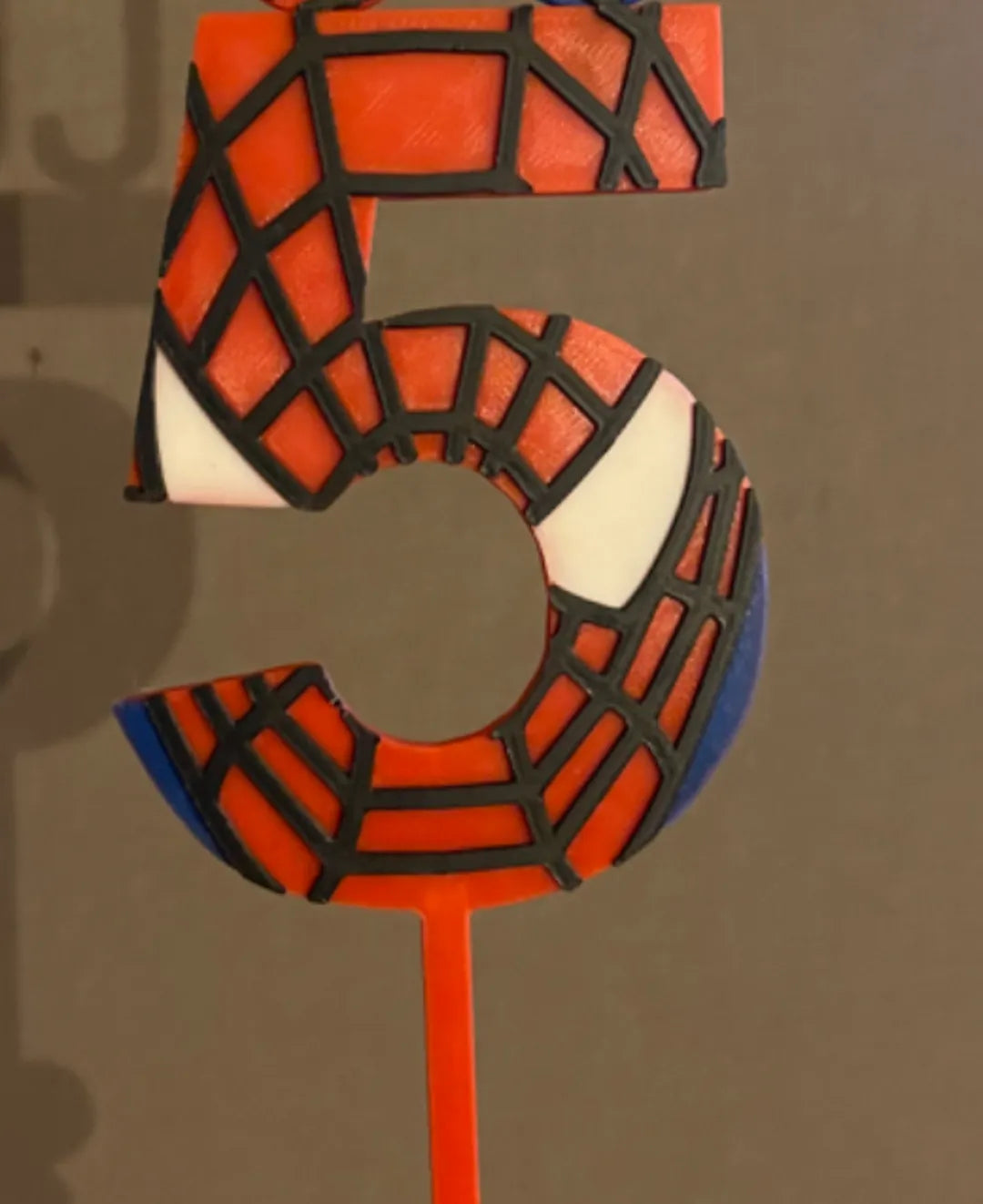 Topper de gâteau Spiderman – modèle 2 - Fêtes Print