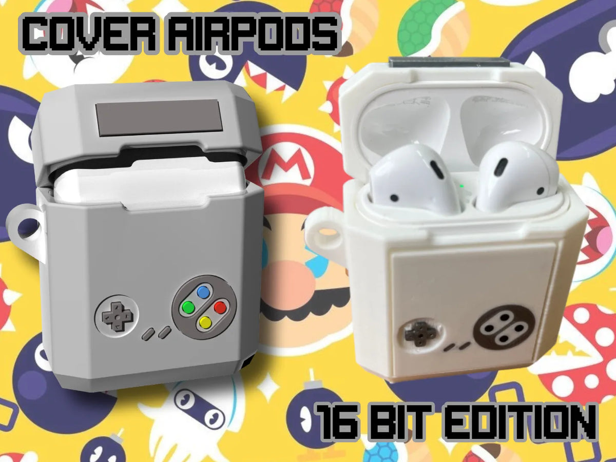 Étui pour Airpod 16 bits - Voyage Print