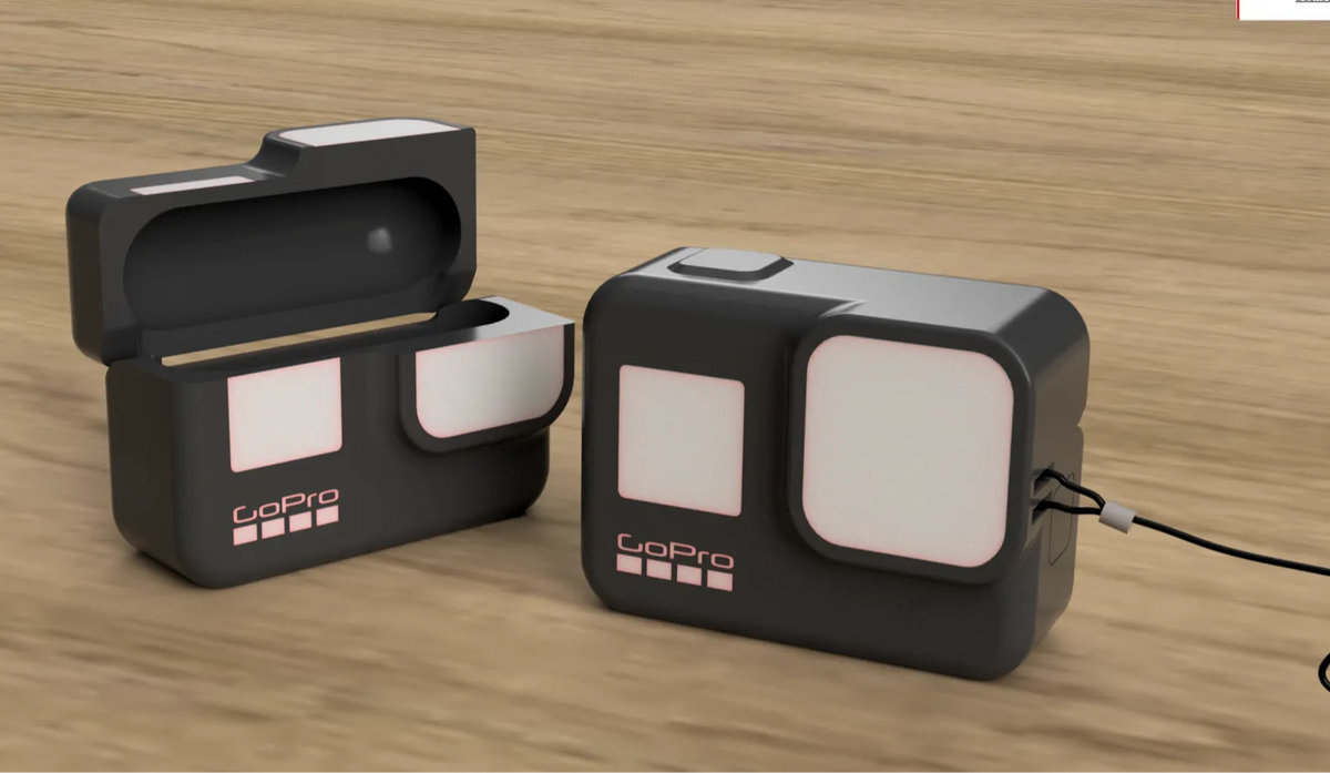 Étui de protection pour Airpods pro GoPro - Voyage Print
