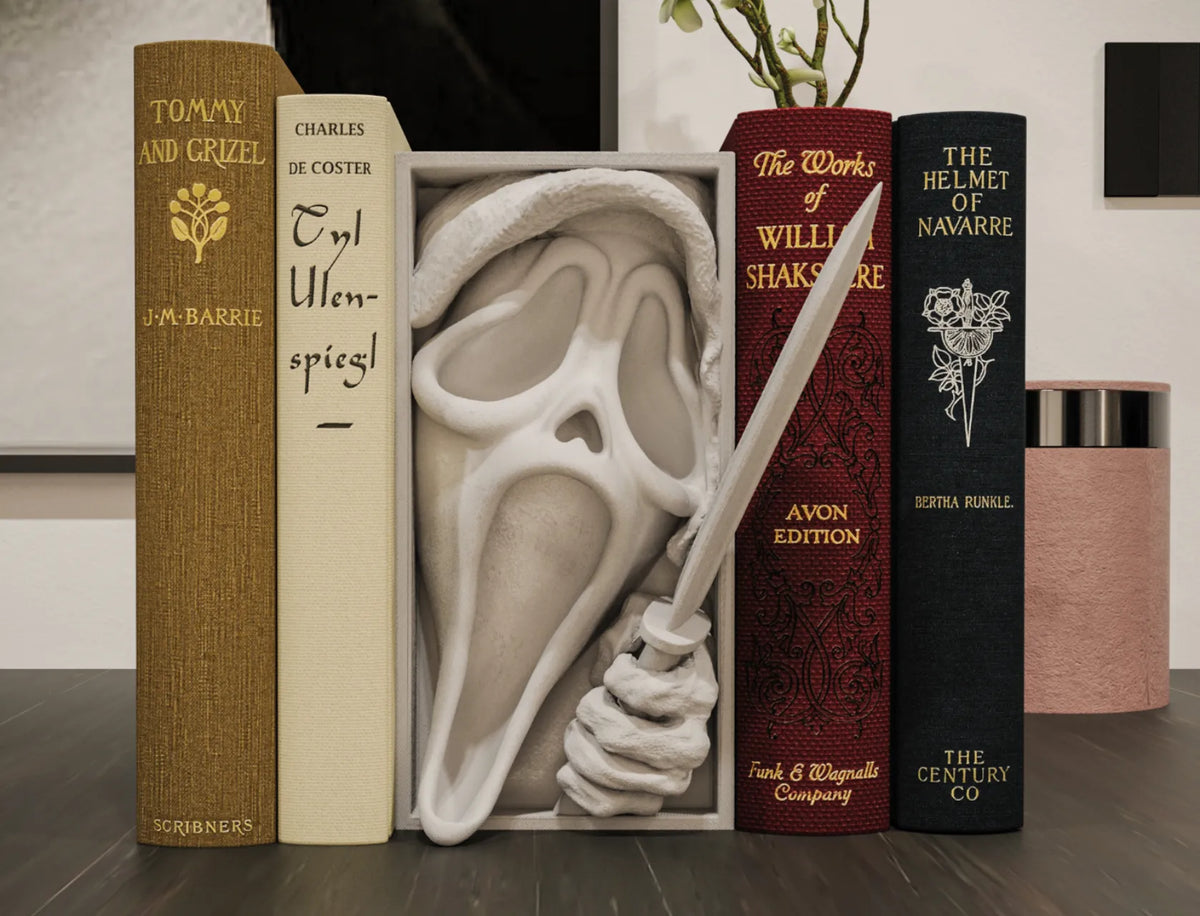 Coin de livre Ghostface - Maquette Print