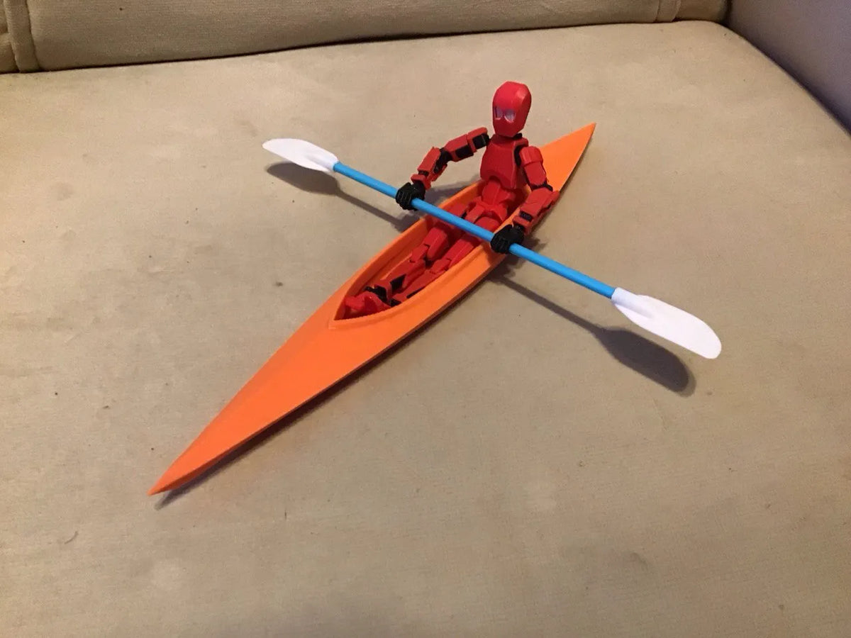 Kayak + Paddle Fictif 13 Chanceux 13 Mini 13 - Sport Print