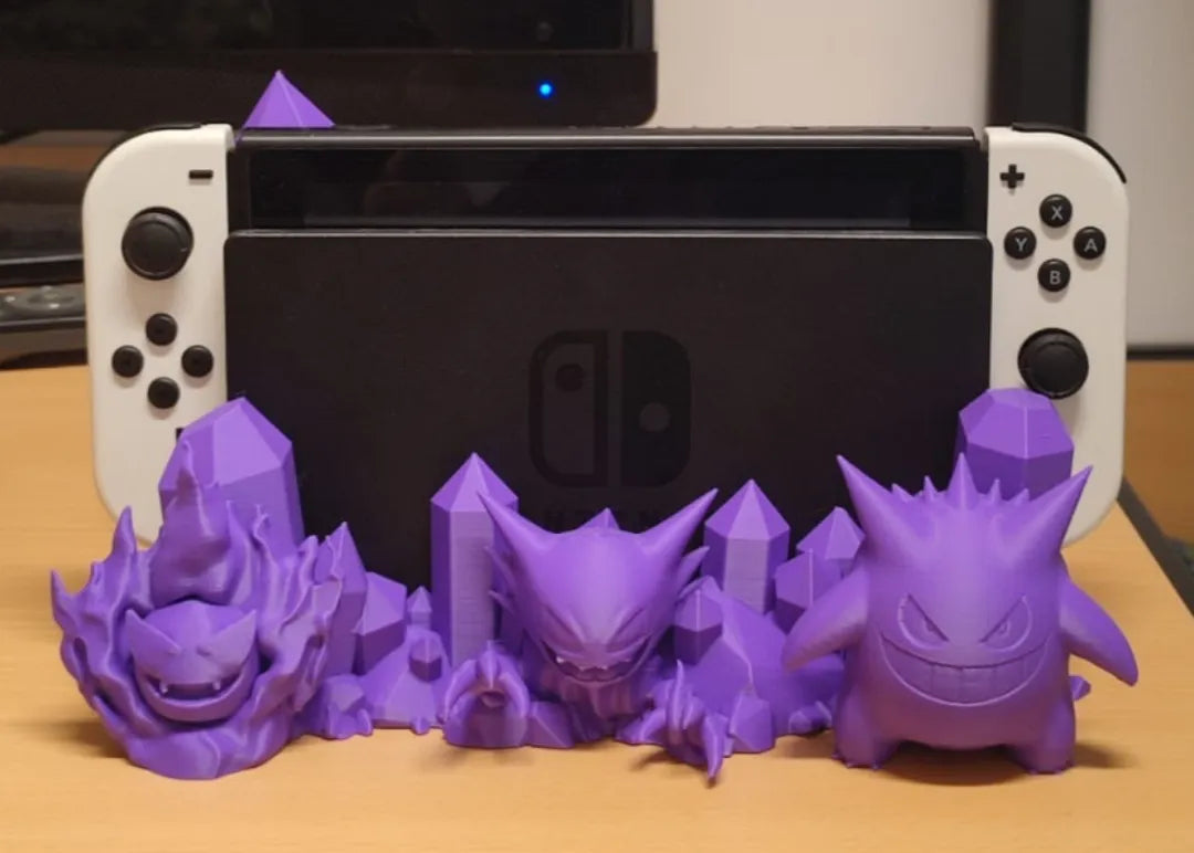Support de Console Switch Pokemon Gengar Haunter en douceur - Tech Print