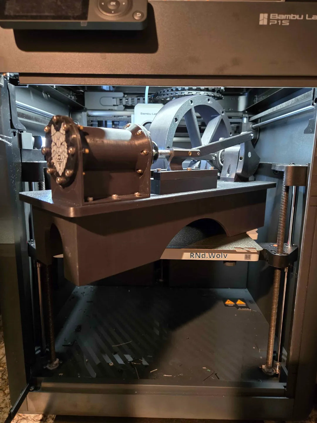Réplique fonctionnelle d'une machine à vapeur (alimentée à l'air "DASV") - Mécanique Print