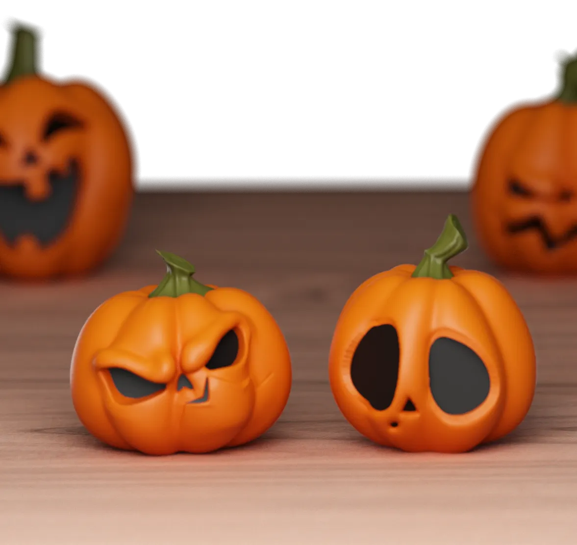 Concepts de Citrouille d'Halloween 2 V2 - Maison Print