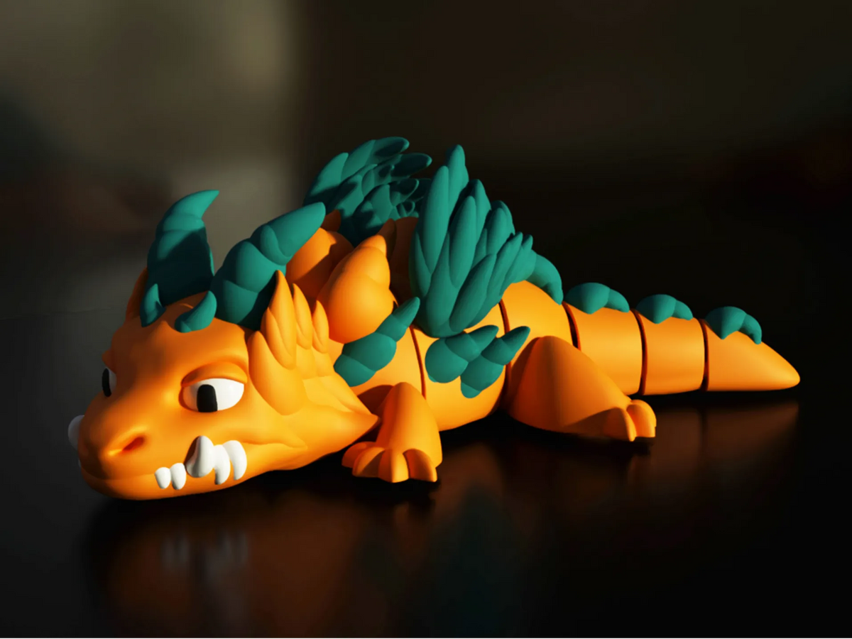 Dragon articulé Sky Ember La Flamme Plumé - Figurine Print