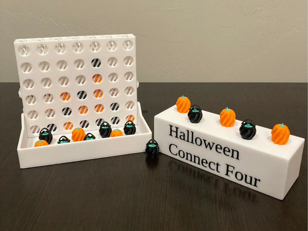 Connect Four d'Halloween Édition Passante - Jeux Print