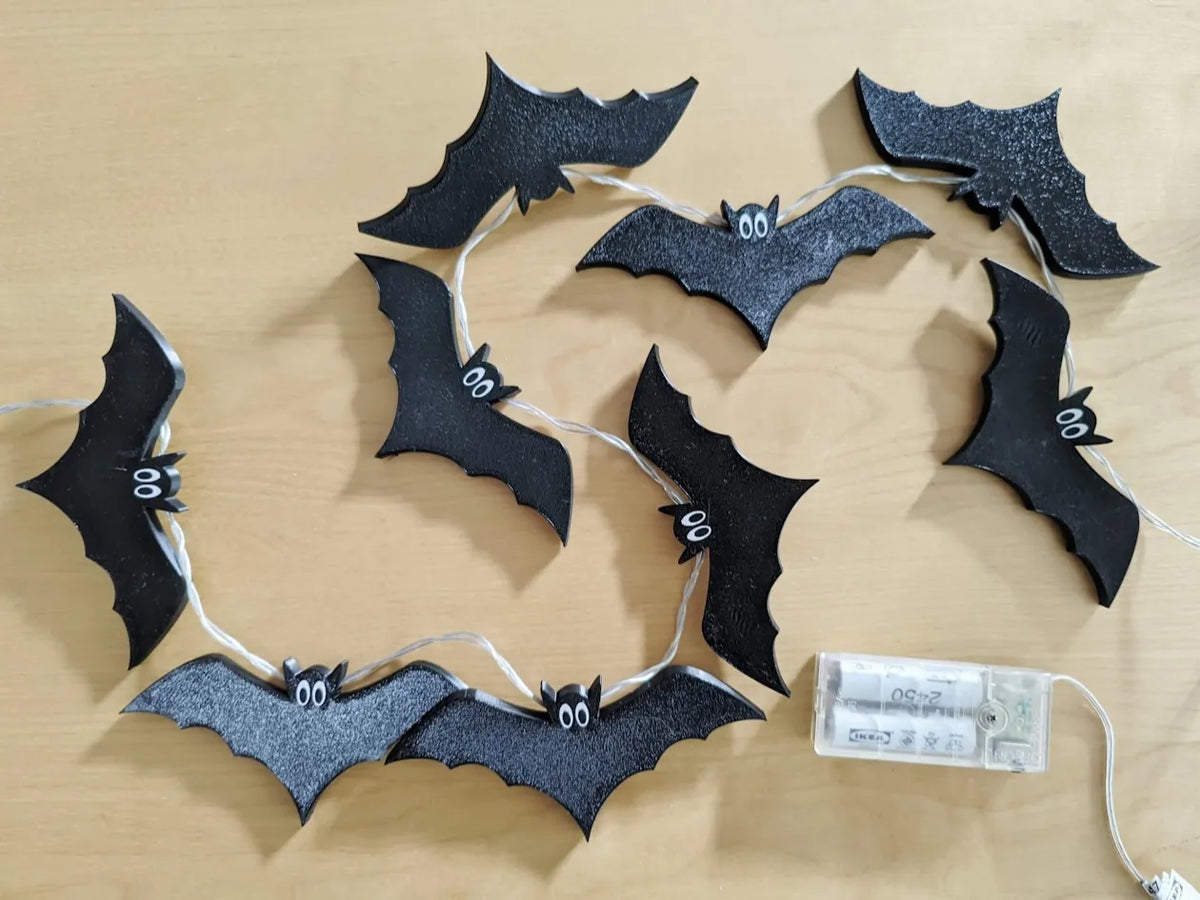 Guirlandes de chauves-souris - Lumière Print