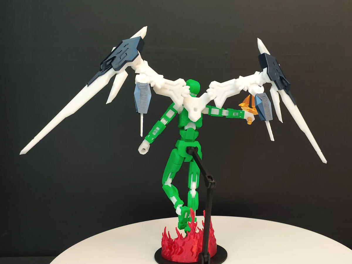 Ailes mécaniques de style mecha pour Dummy 13 - Figurine Print