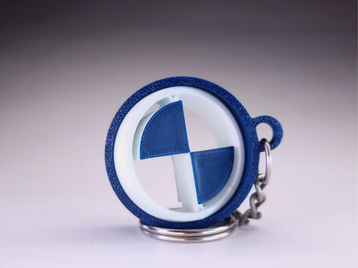Porte-clés logo BMW - Jouet anti-stress - Auto Print