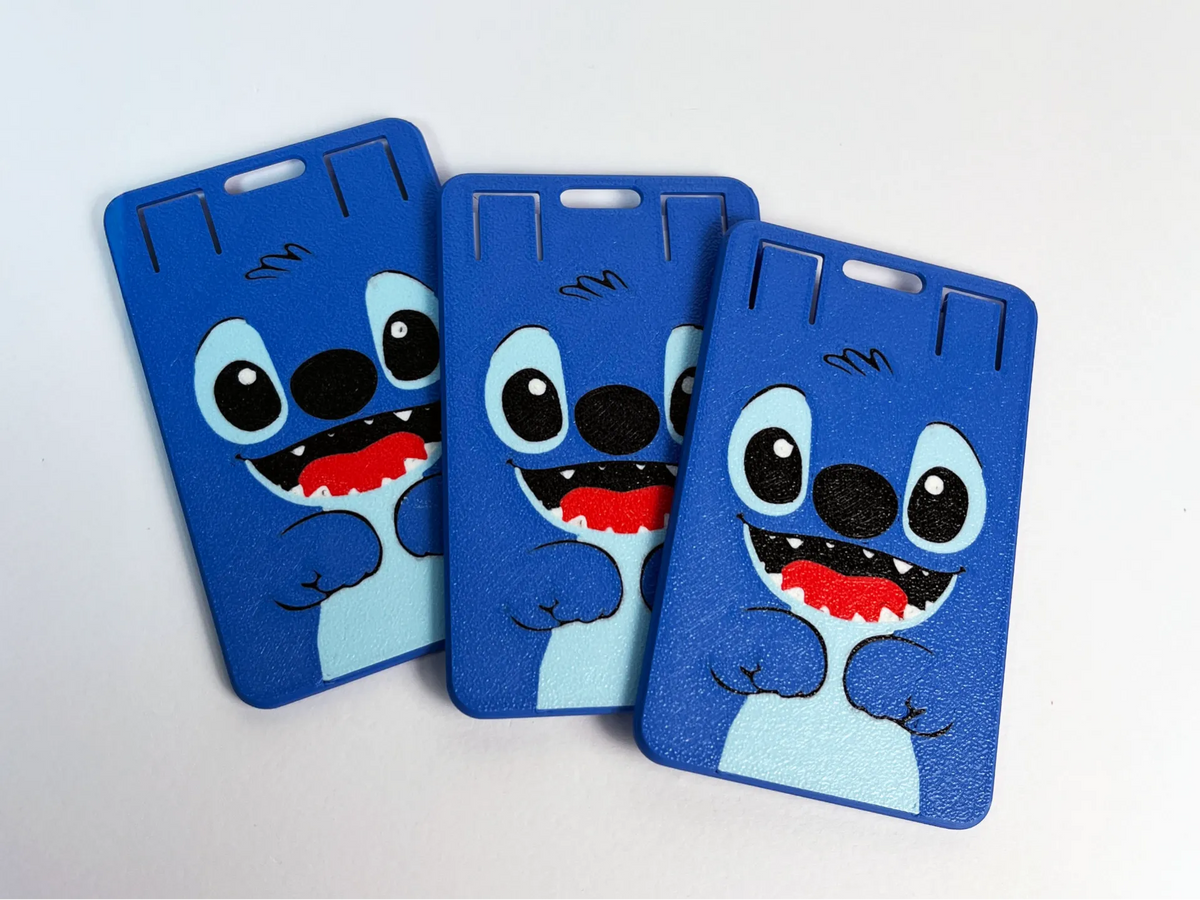 Porte-carte d'identité/badge Stitch - Taille standard - NFC Print
