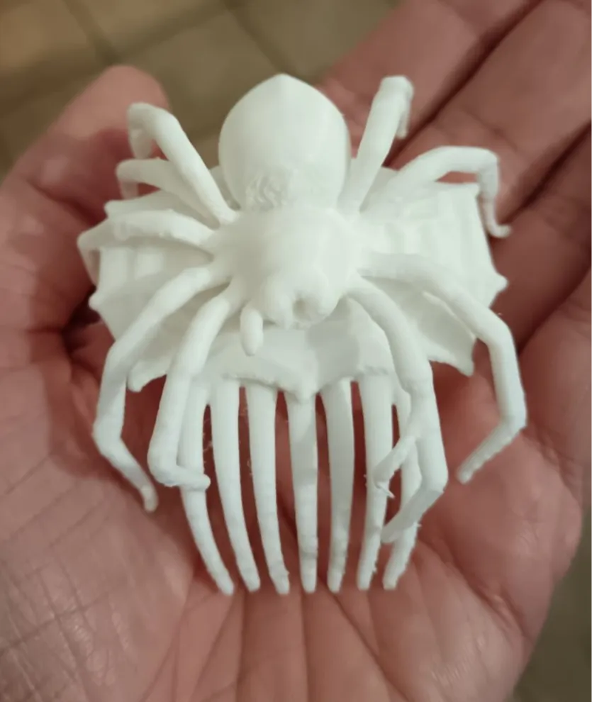 Peigne à cheveux d'araignée - Cosplay Print