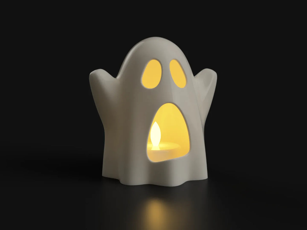 Lanterne fantôme d'Halloween 2 - Lumière Print