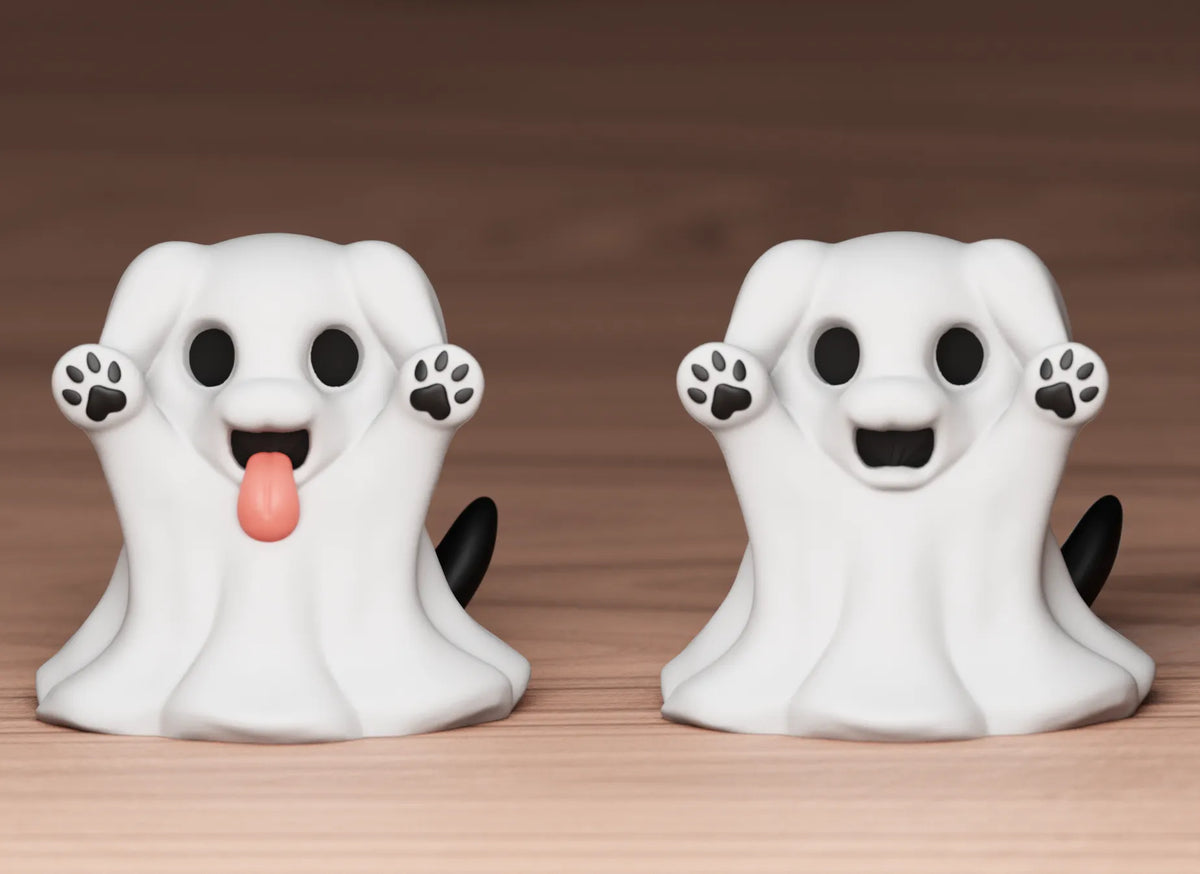 Adorable Patte de Chiot Fantôme Halloween - Pet Print