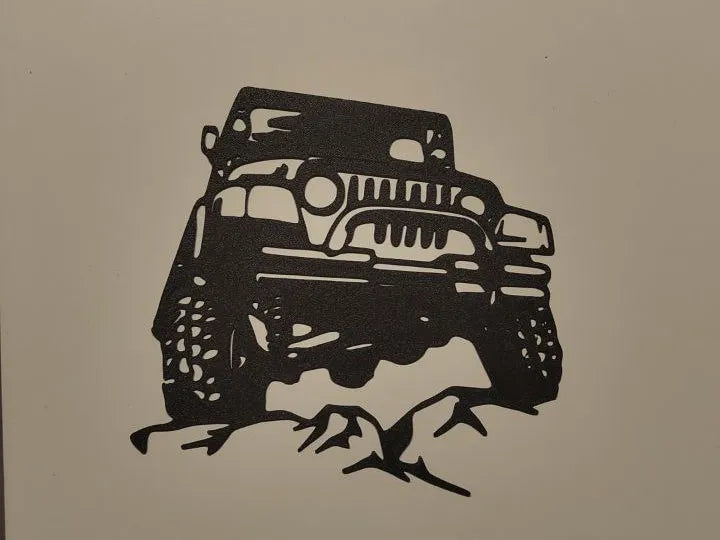 Art mural Jeep Wrangler - Auto Print