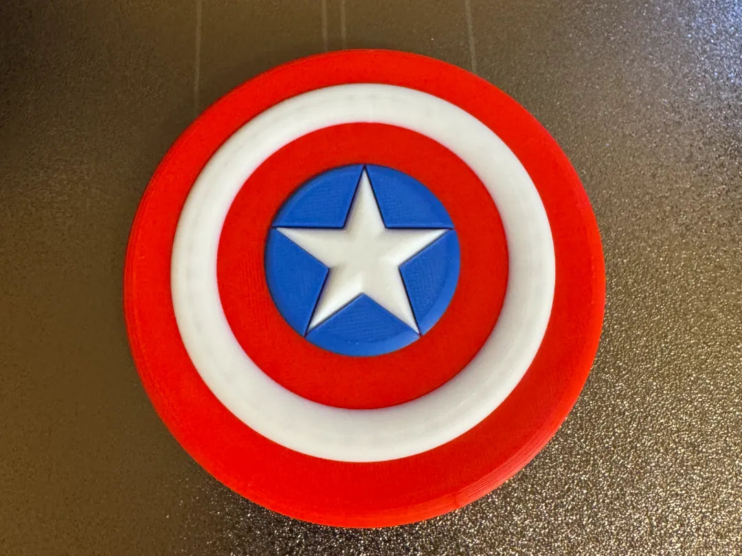 Marqueur de disque de golf Captain America - Geek Print