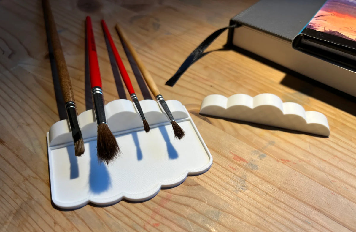 Porte-pinceaux avec bac récupérateur de peinture - Atelier Print