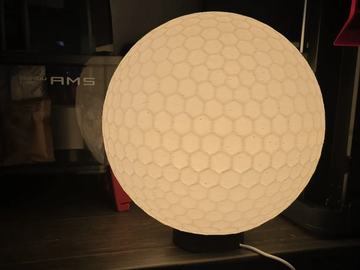 Lampe Boule de Golf - Sport Print
