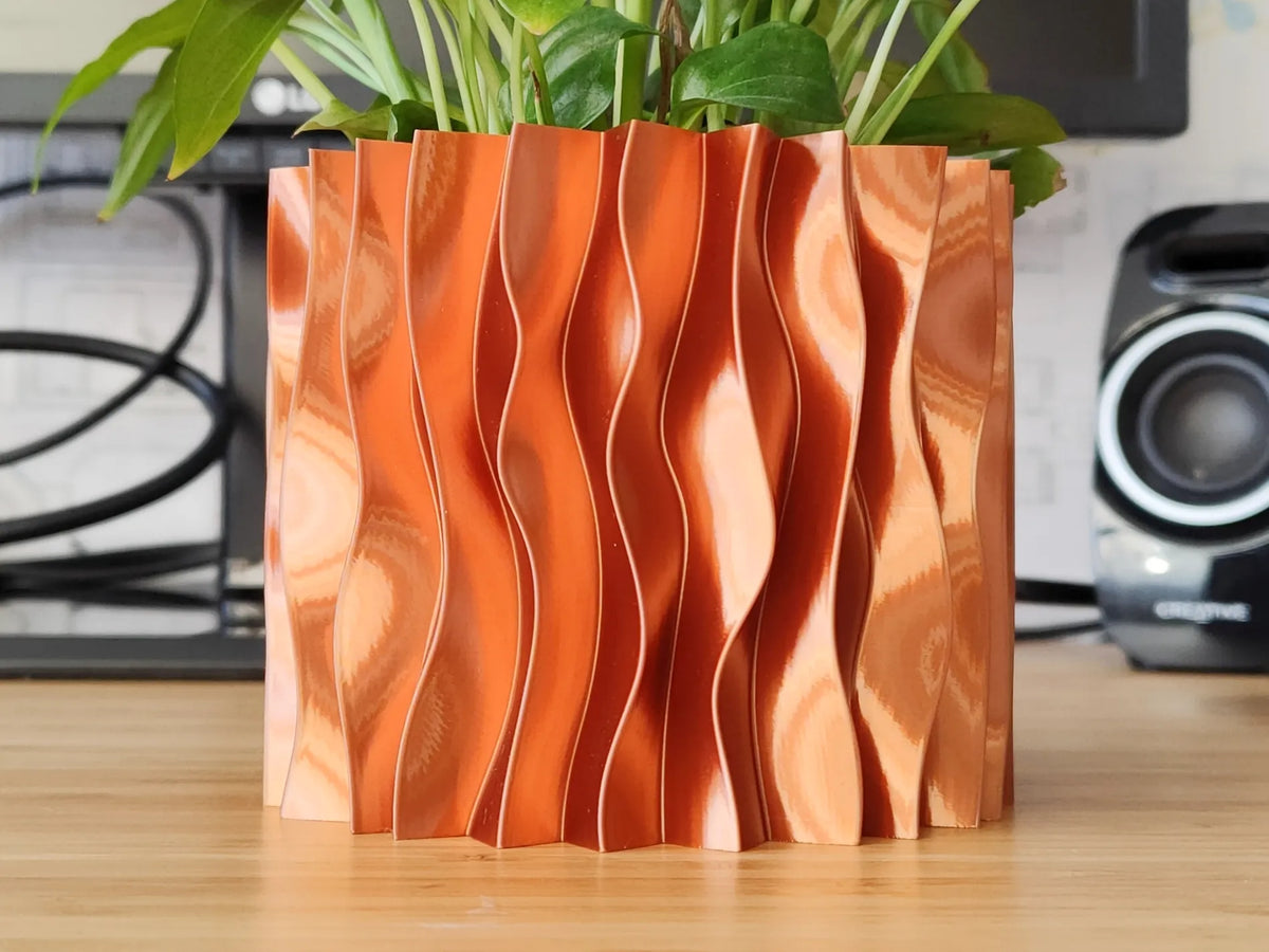 Pot et jardinière à vagues paramétriques - Mode vase - Maison Print