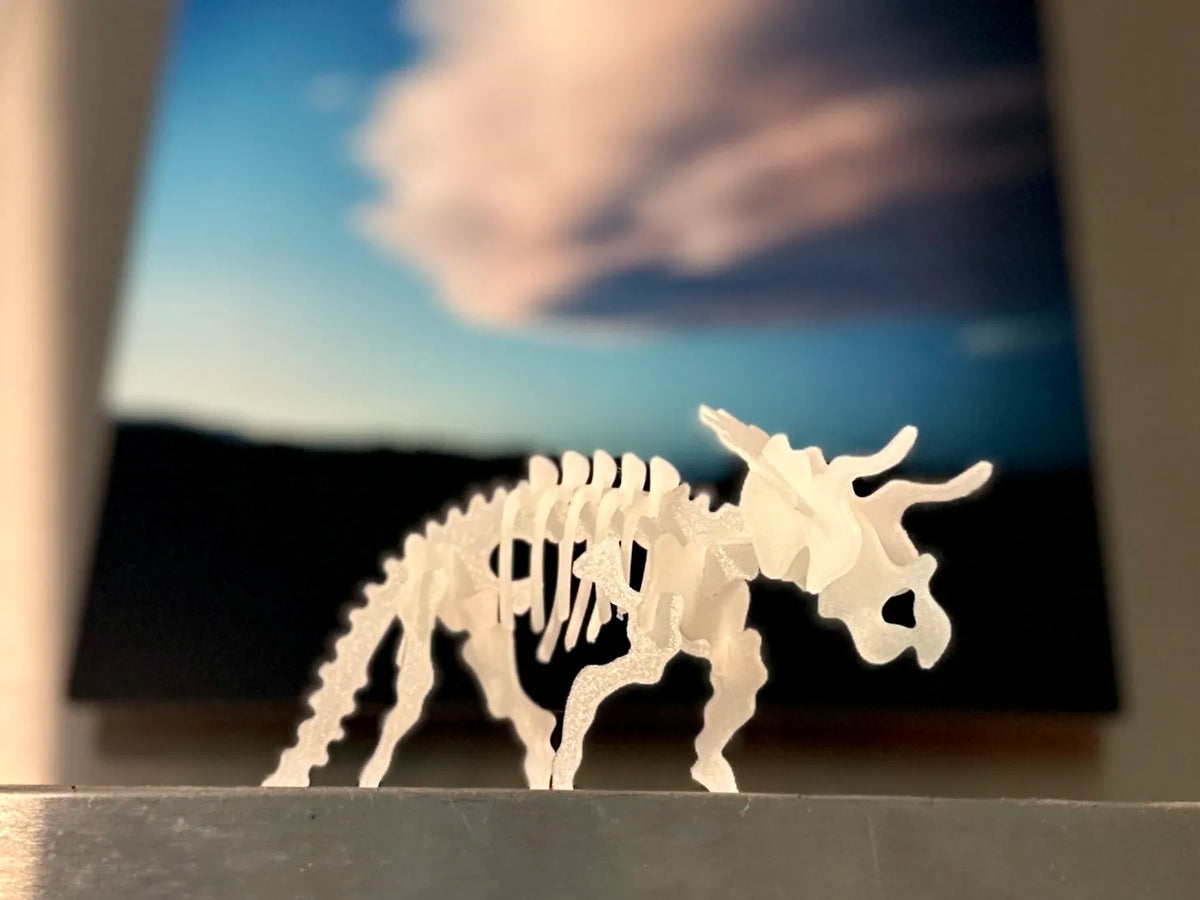 Kit de squelette de Tricératops - Carte - Maquette Print