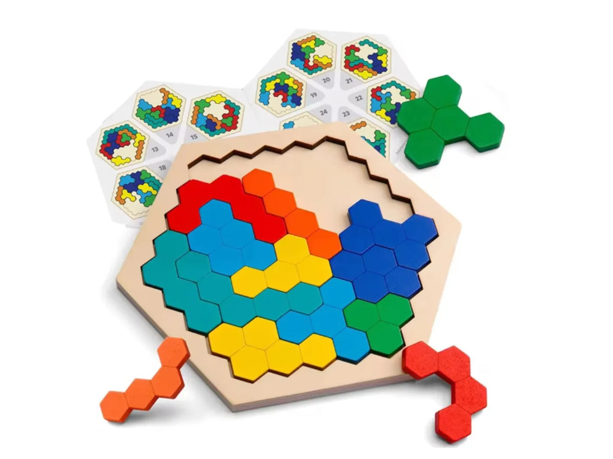 Puzzle hexagonal - Bébé Print
