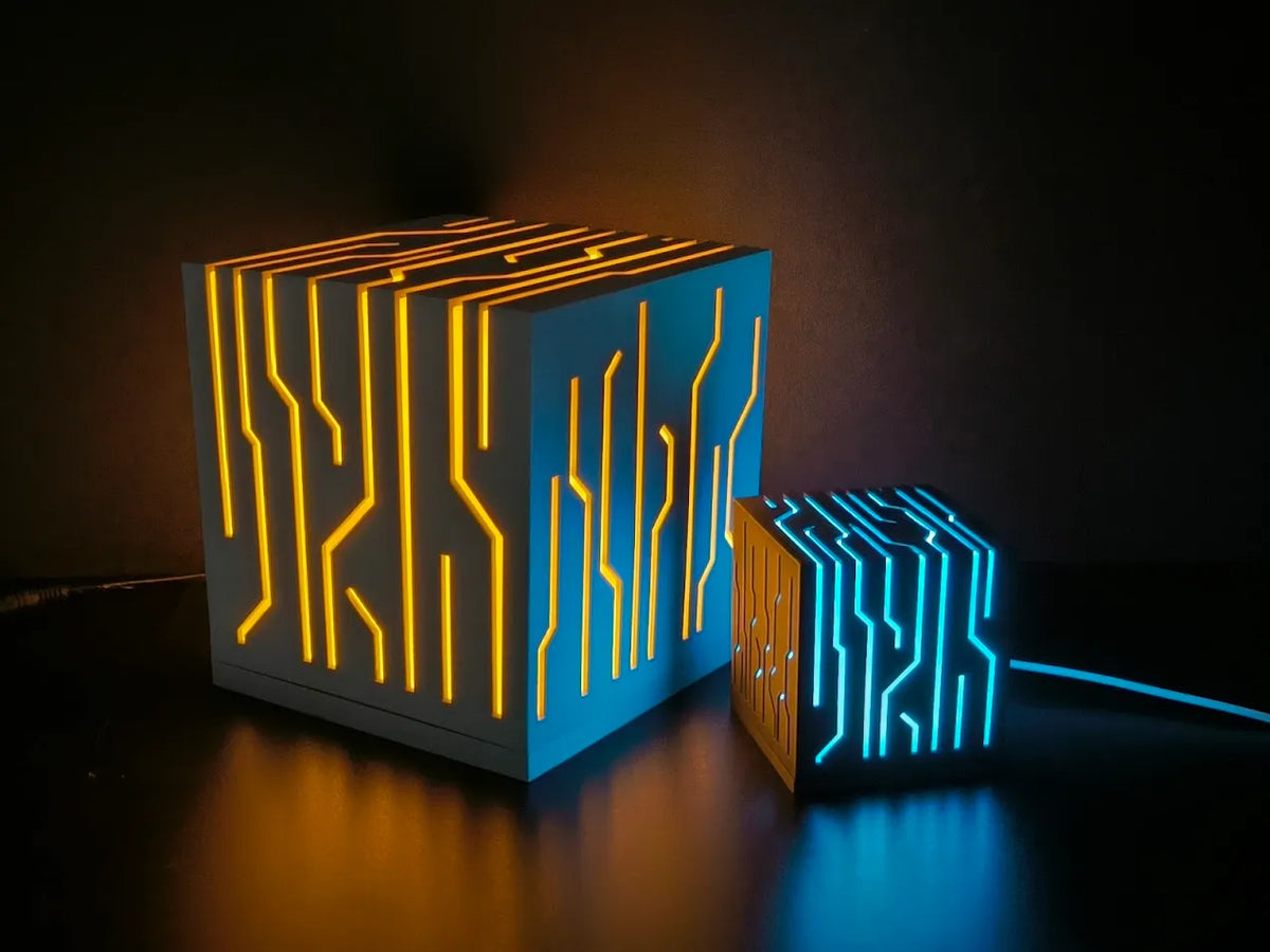 Lampe Cube - Maison Print