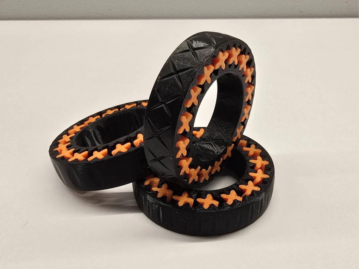 Roue planétaire / Roue de rotation / Anneau de fidget - Bijoux Print