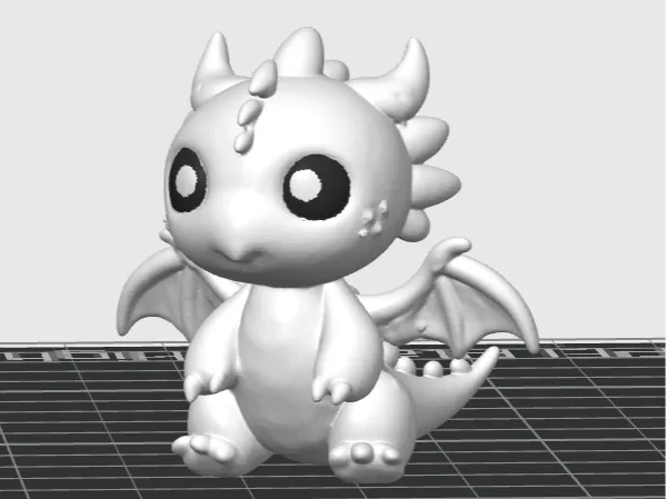 Mignon bébé dragon - Geek Print