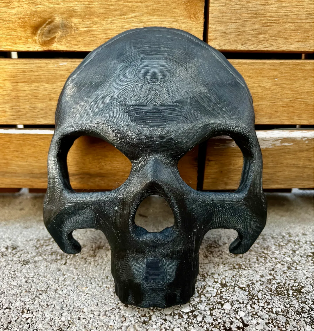 Masque d'Halloween - Demi-crâne style "Punisher" - Cosplay Print
