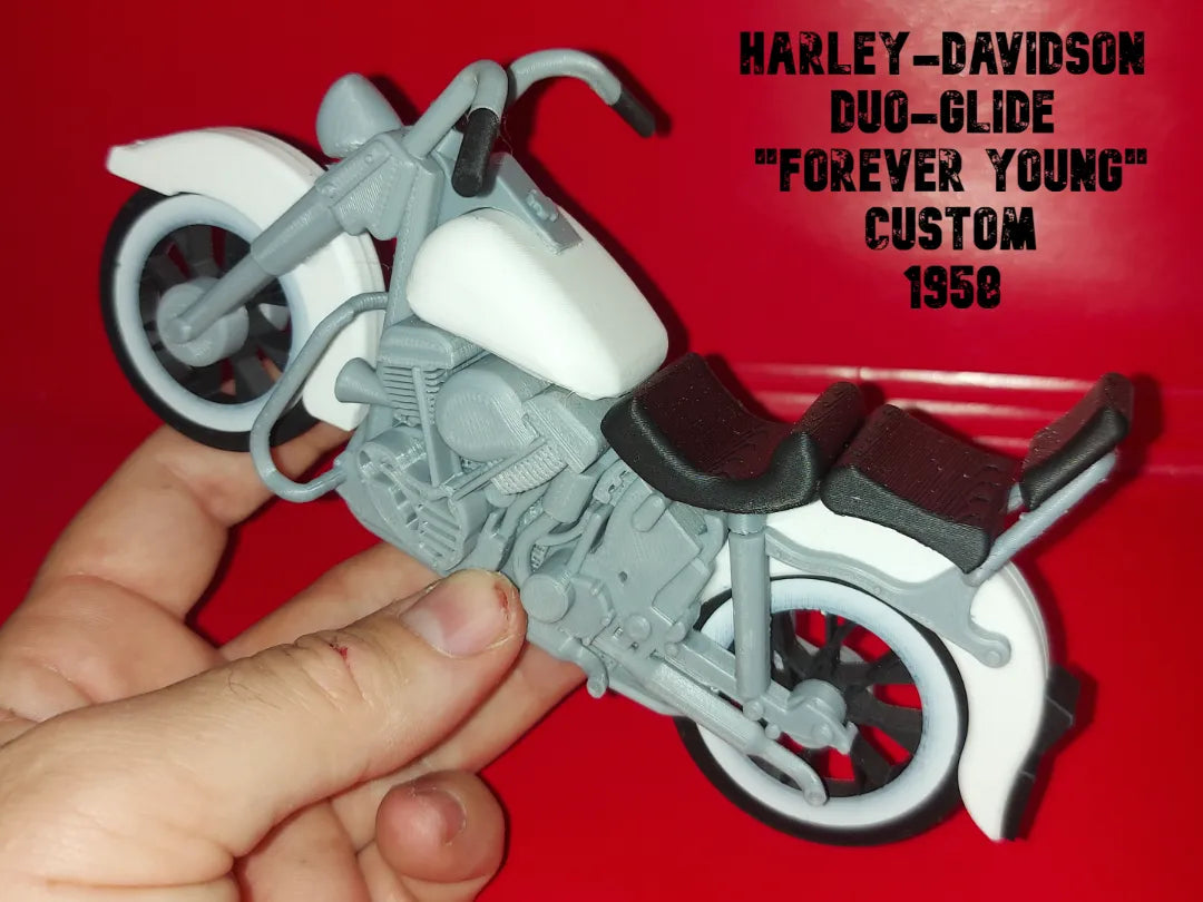 Motocyclette Harley Davidson Duo-Glide - Auto Print
