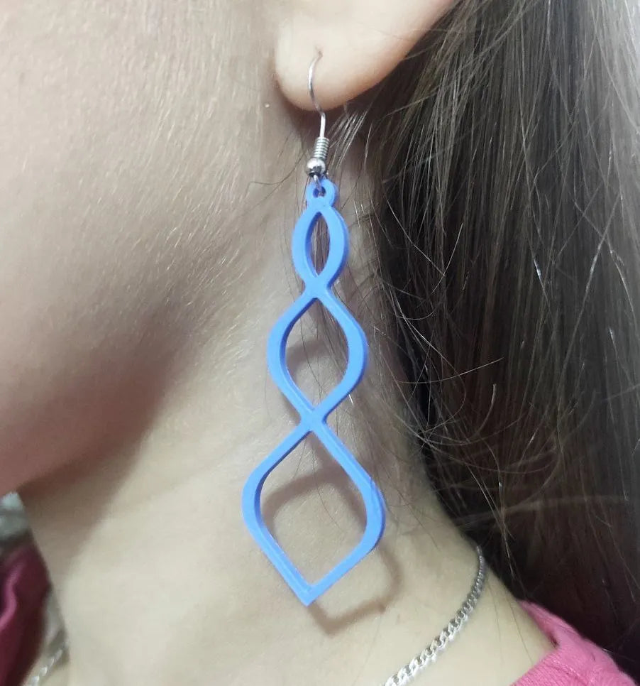 Twist Infini - Boucles d'oreilles - Bijoux Print