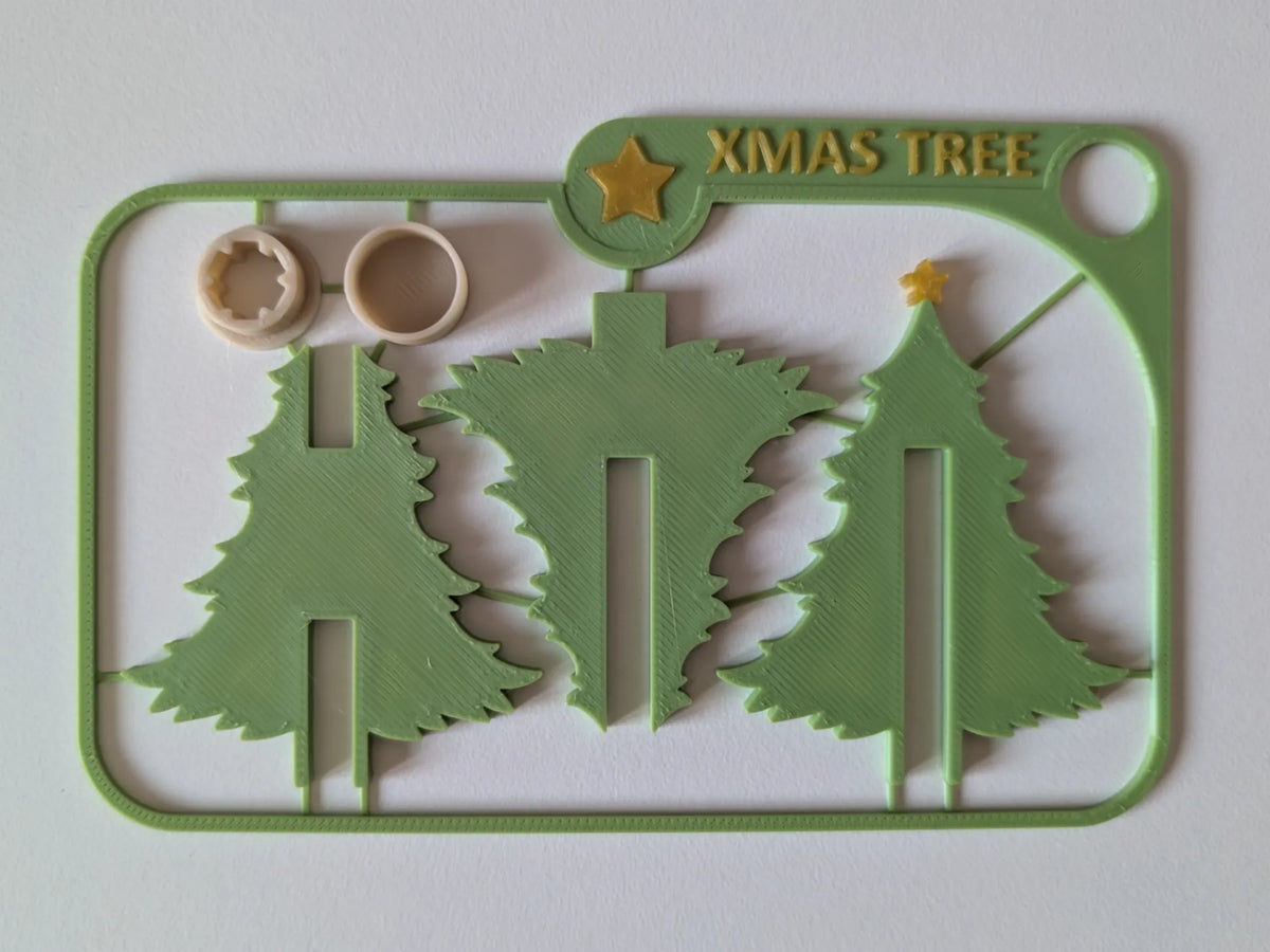 Kit de carte de sapin de Noël - Fêtes Print