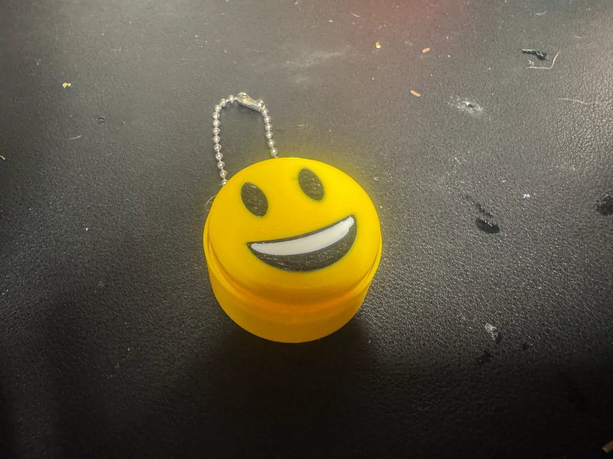 Porte-clés clic clac visage souriant emoji - Figurine Print