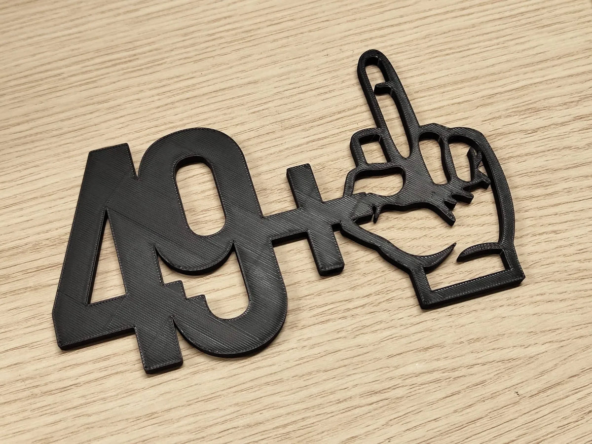 Cake topper 50 ans, 49 + 1 - Fêtes Print