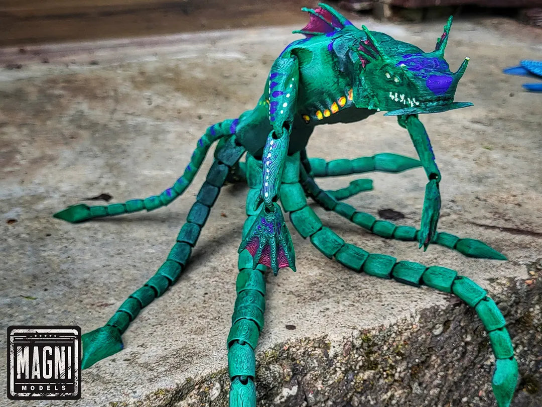 Dragon de mer articulé Léviathan - Subnautica - Figurine Print