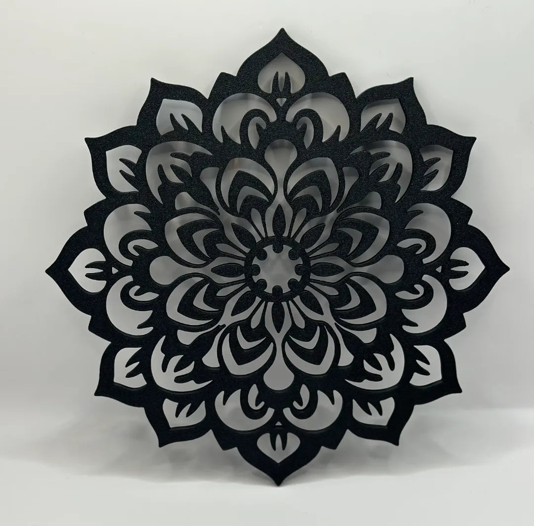 Harmonie des Pétales Mandala - Art Print