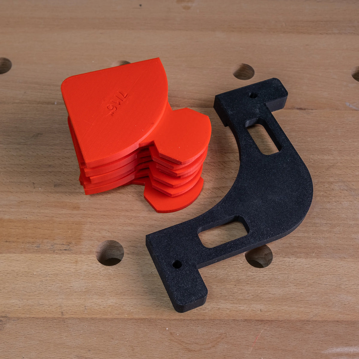 Gabarit de chanfrein pour défonceuse - Atelier Print