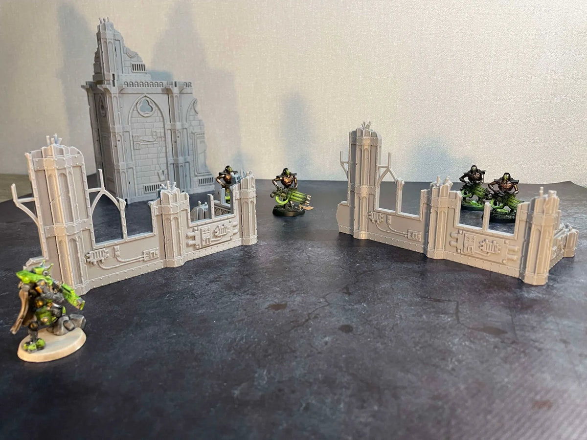 Terrain de jeu de guerre Secteur Gothique Templaris Partie 2 - Maquette Print