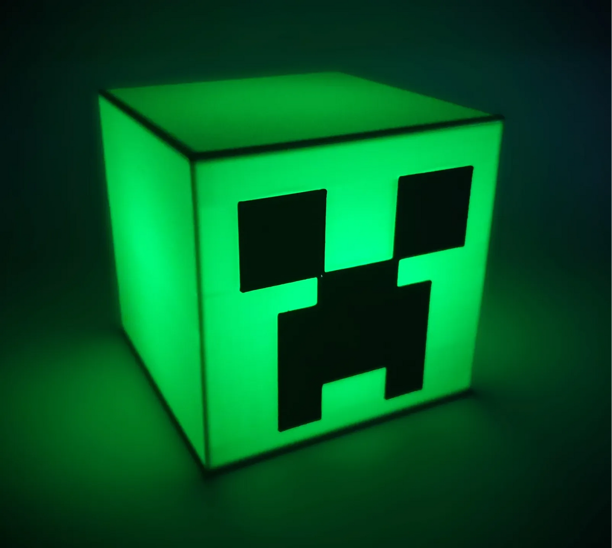 Tête de Creeper Minecraft - Lampe LED à Thé (blanc) - Outdoor Print