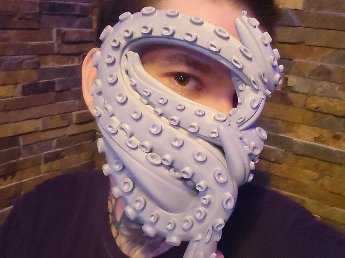 Masque tentacule carnaval - Cosplay Print