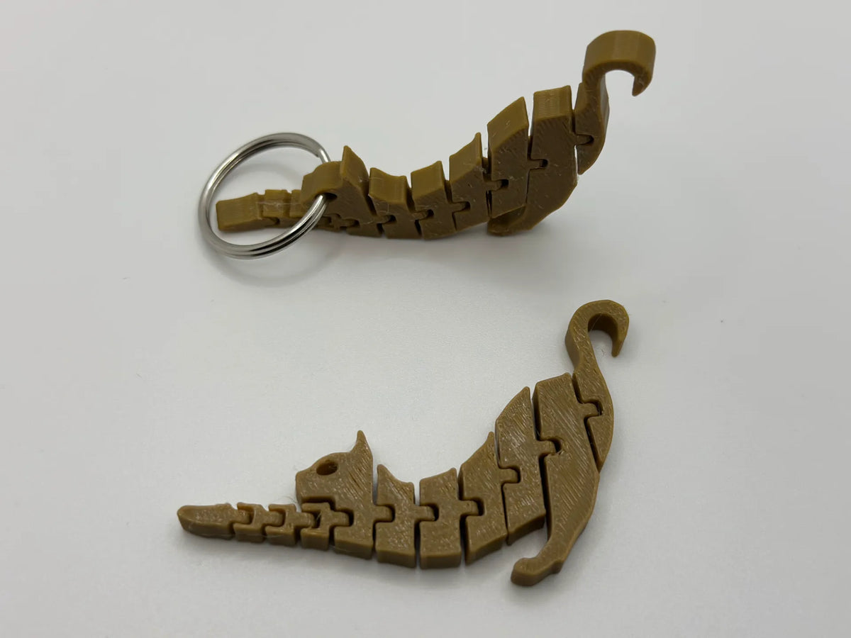 Porte-clés chat flexible mignon - Figurine Print