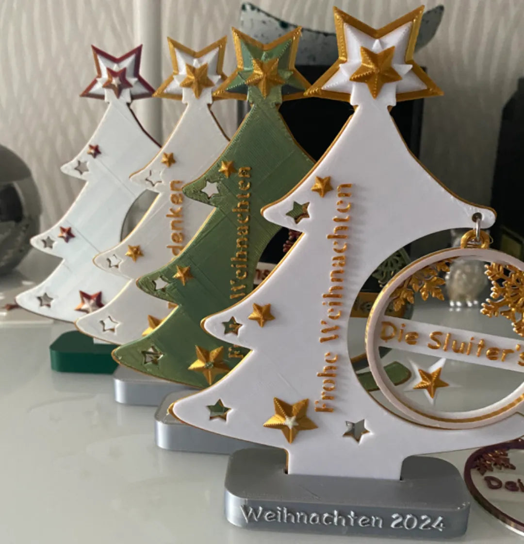 Sapin de Noël personnalisé avec un nom - Fêtes Print